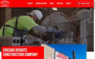 Chicago Heights Construction website