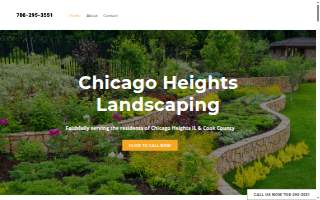 Chicago Heights Landscaping website