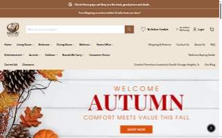 Comfort Furniture website
