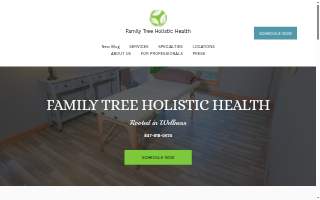 Family Tree Holistic Health website