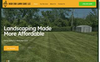 High End Lawn Care LLC website