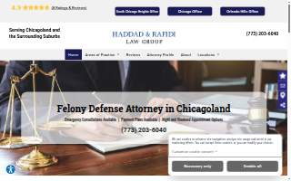 Law Offices of Alfred Haddad website