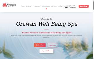Orawan Well Being Spa Arlington Heights website