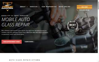 Prime Auto Glass And Tint of Chicago Heights website