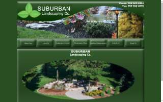 Suburban Landscaping website