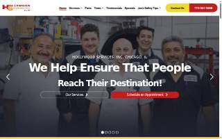 Hollywood Auto Parts & Service website