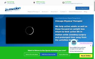 In Motion Physical Therapy website