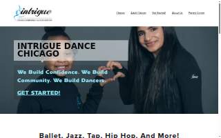 Intrigue Dance and Performing Arts Center website