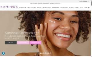 Kaminska Dermatology River North of Chicago website