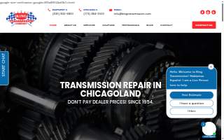 King Transmission Company of Chicago website