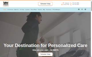 Lakeshore Physical Therapy website