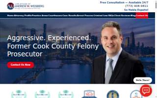 Law Offices of Andrew Weisberg website