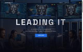 LeadingIT | Chicago Managed IT Services website