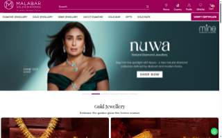 Malabar Gold & Diamonds website