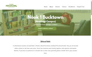 Nook Bucktown #1 Childcare & Preschool website