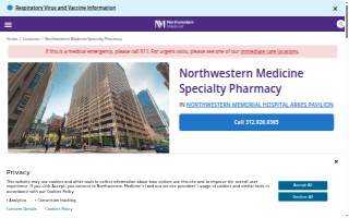 Northwestern Medicine Specialty Pharmacy website