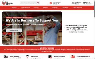 Pest Management Supply website