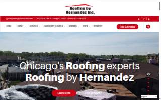 Roofing By Hernandez Inc website