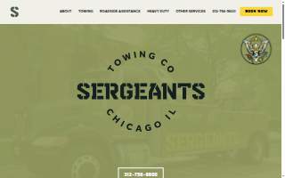 Sergeant's Towing website