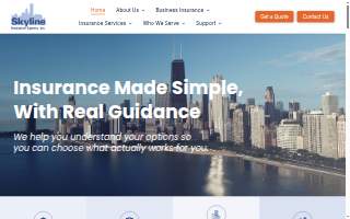 Skyline Insurance Agency, Inc. website