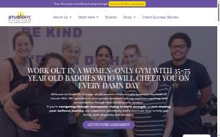 Studio Fit Chicago website
