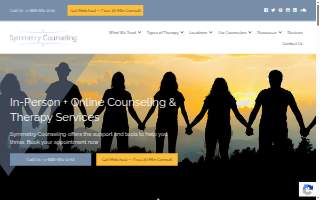 Symmetry Counseling website