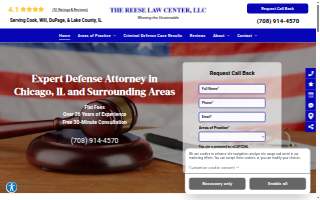 The Reese Law Center, LLC website