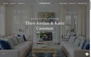 Theo Jordan & Katie Cassman at Compass | Greater Chicago Real Estate Agents website