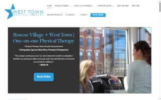 West Town Physical Therapy website