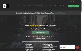 XL Towing Chicago (WBE) website