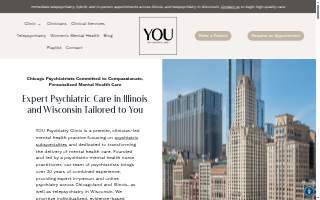 YOU Psychiatry Clinic website