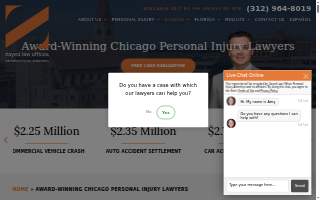 Zayed Law Offices of Chicago website