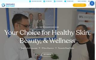 Chicago Skin Clinic website