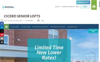 Cicero Senior Lofts website