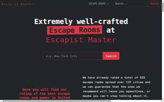 Lock Chicago Escape Rooms website