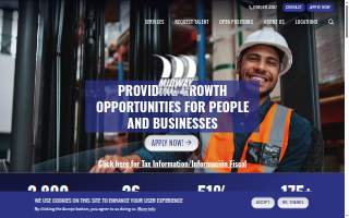 Midway Staffing of Cicero website