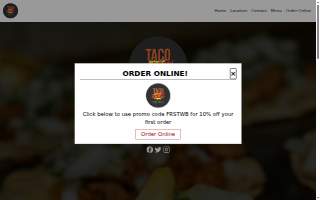 Taco Boom Chicago website