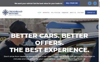 Crossroad Motors website