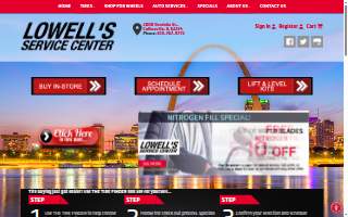 Lowell's Service Center, LLC website