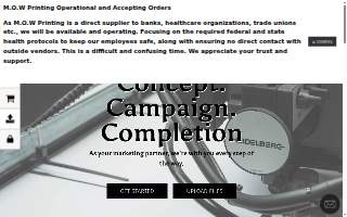 Mow Printing Inc website