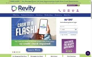 Revity Credit Union of Edwardsville website