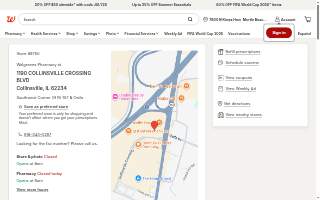 Walgreens of Collinsville website