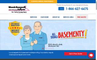 Woods Basement Systems, Inc. of Collinsville website