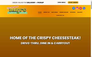 Baby's Cheesesteak & Lemonade website