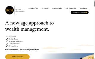 BCH Wealth Management, LLC website