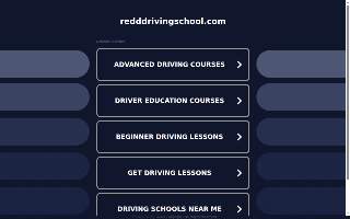 R.E.D.D. Driving School of Country Club Hills website