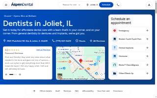 Aspen Dental - Joliet website