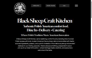 Black Sheep Craft Kitchen website