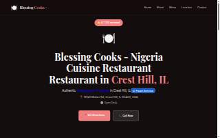 Blessing Cooks - Nigeria Cuisine website