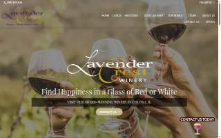 Lavender Crest Winery website